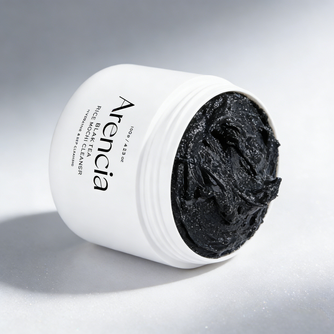 Arencia Black Tea Rice Mochi Cleanser 120g | Antioxidant Glow Reiniging – MyKStyle