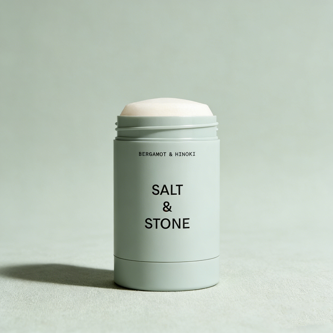 Salt & Stone Natural Deodorant Bergamot & Hinoki 75g | Clean & Luxe Body Care – MyKStyle