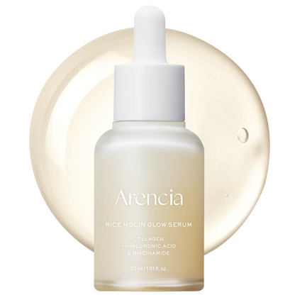Arencia Rice Mucin Glow Serum 30ml | Hydraterend Glass Skin Serum – MyKStyle