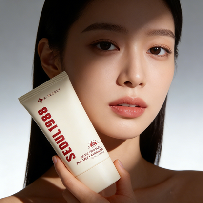 K-SECRET SEOUL 1988 선 파인 트리 + 세라마이드 SPF50+ PA++++ 50ml | 자외선 차단 – MyKStyle