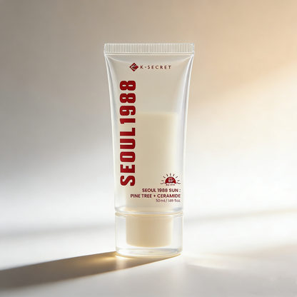 K-SECRET SEOUL 1988 선 파인 트리 + 세라마이드 SPF50+ PA++++ 50ml | 자외선 차단 – MyKStyle