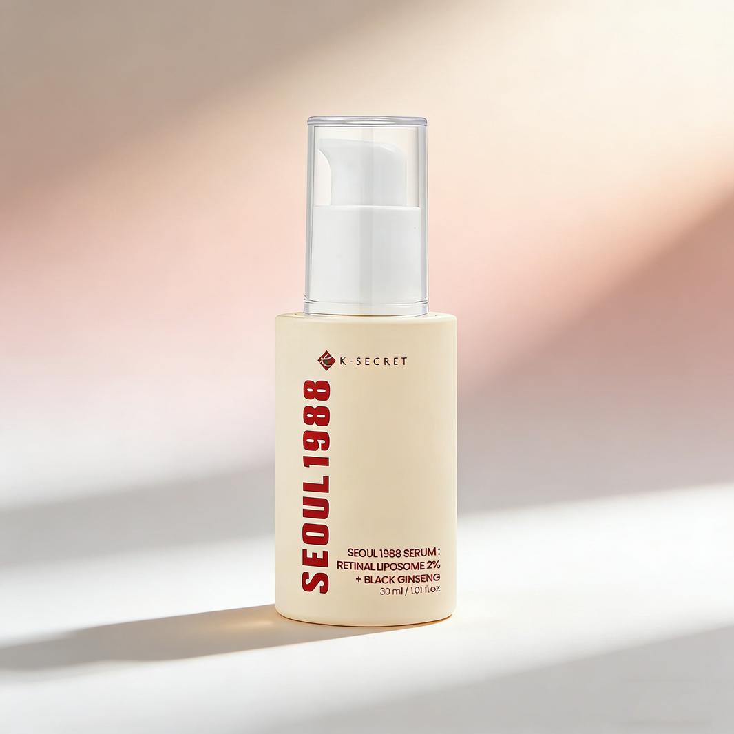 K-SECRET SEOUL 1988 Retinal Liposome 2% + Black Ginseng Serum 30ml | Night Repair – MyKStyle