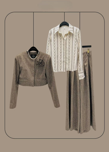 Rani Tweed Jacket & Pants Set – Elegant Two-Piece Set