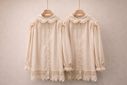 Lace Collar Chiffon Mini Dress – Korean Boutique Style