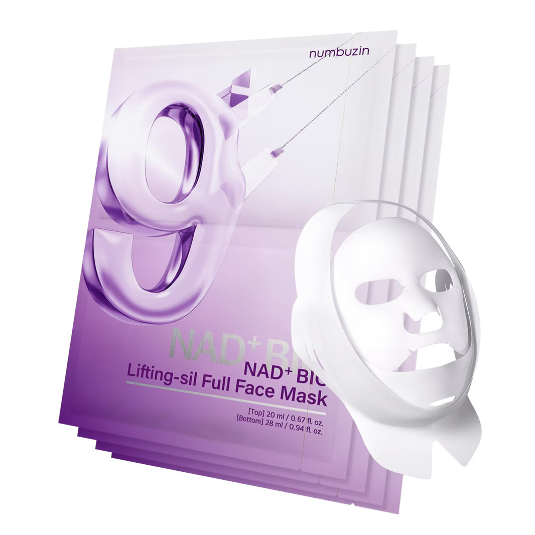 Numbuzin No.9 NAD+ Lifting Full Face Mask 4pcs | Firming & Anti-Aging – MyKStyle