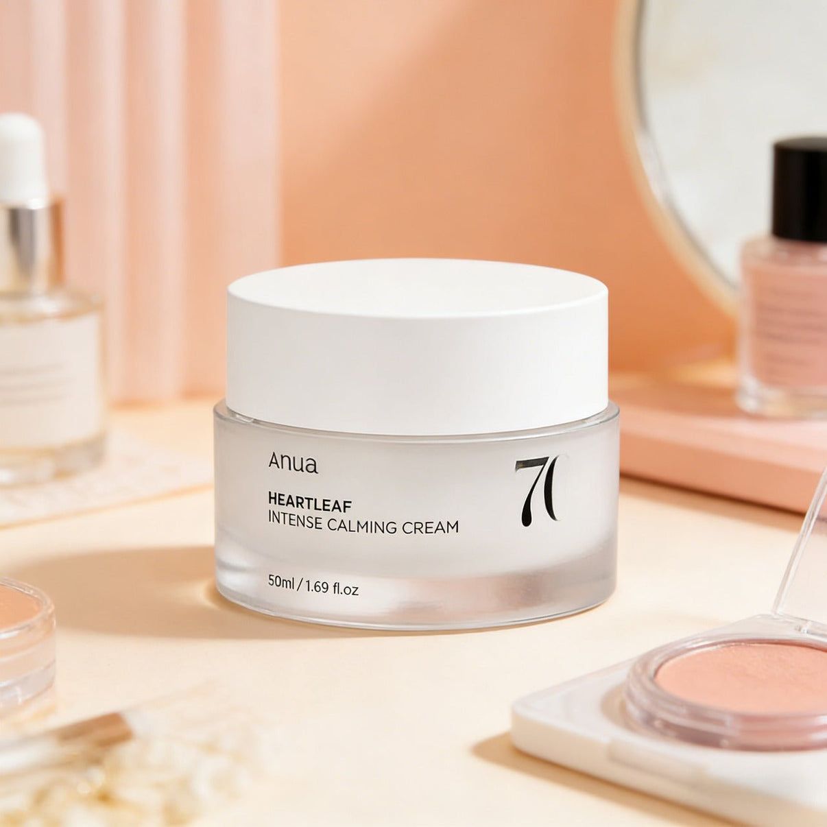 Anua Heartleaf 70% Intense Calming Cream 50ml | Kalmerende Barrier Crème – MyKStyle - Mykstyle