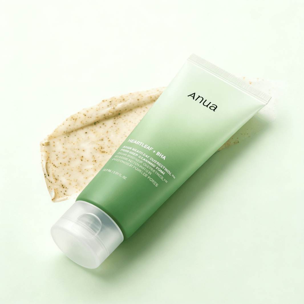Anua Heartleaf Quercetinol Pore Deep Cleansing Foam 150ml | Pore Care Cleanser – MyKStyle - Mykstyle