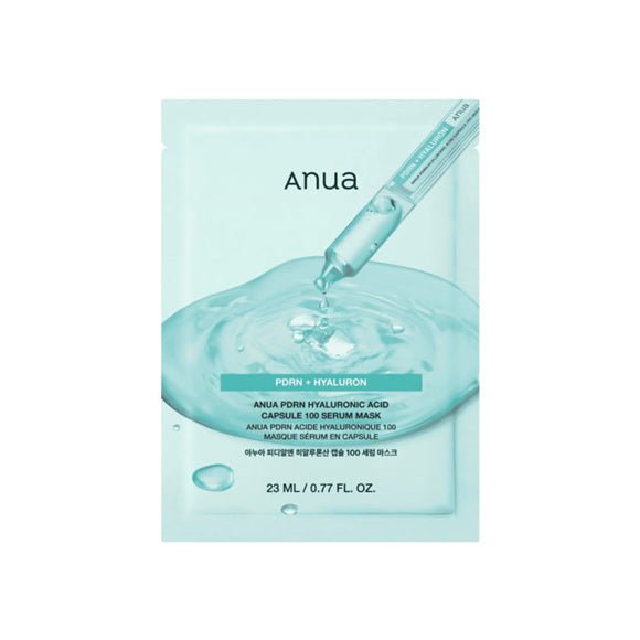 Anua PDRN Hyaluronic Acid Capsule Serum Mask 23ml | Deep Hydration | MyKStyle - Mykstyle