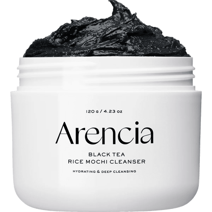 Arencia Black Tea Rice Mochi Cleanser 120g | Antioxidant Glow Reiniging – MyKStyle - Mykstyle