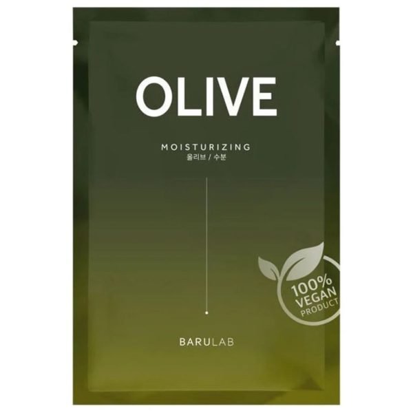 Barulab The Clean Vegan Olive Sheet Mask 23g | Nourishing Care | MyKStyle - Mykstyle