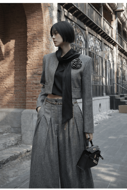 Cecile Draped Blouse – Black - Mykstyle