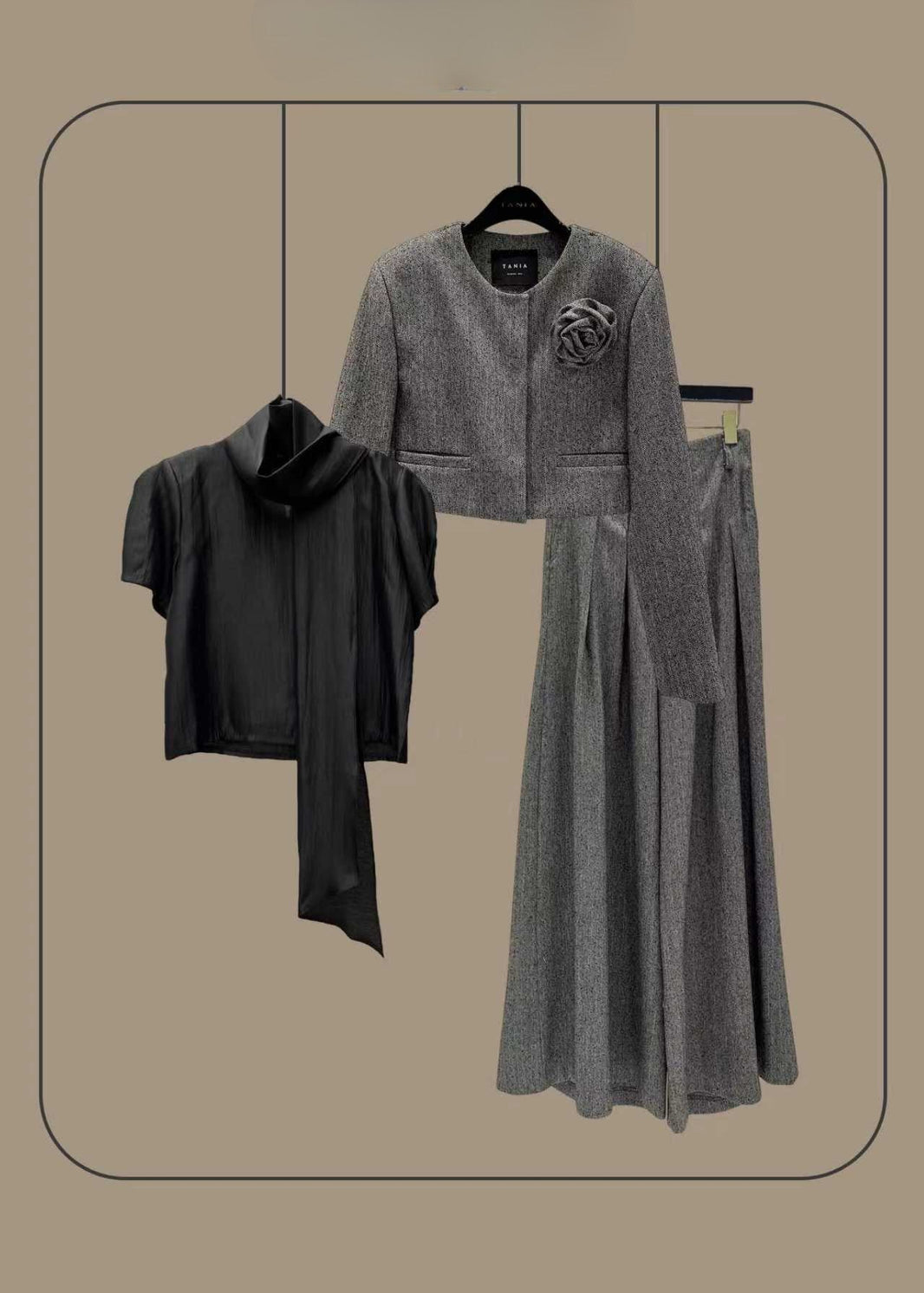 Cecile Draped Blouse – Black - Mykstyle