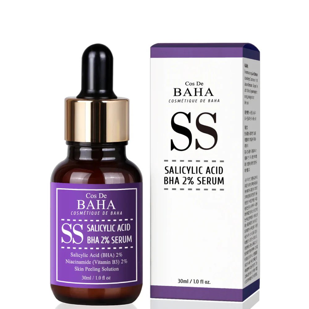 Cos De BAHA Salicylic Acid BHA 2% Serum (SS) 30ml | Acne & Pore Care – MyKStyle - Mykstyle