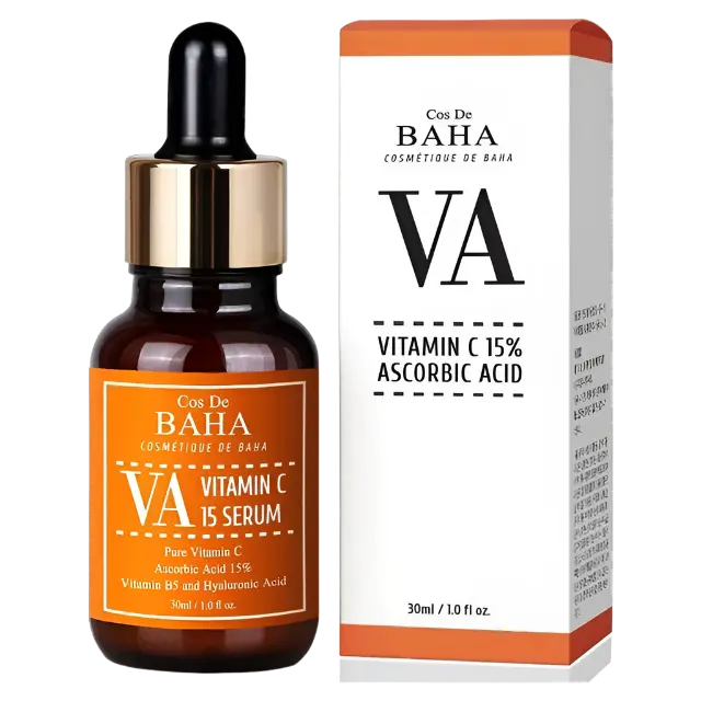 Cos De BAHA Vitamin C 15% Serum (VA) 30ml | Brightening & Glow – MyKStyle