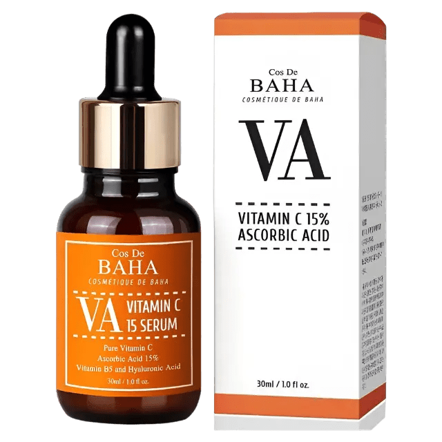 Cos De BAHA Vitamin C 15% Serum (VA) 30ml | Brightening & Glow – MyKStyle - Mykstyle