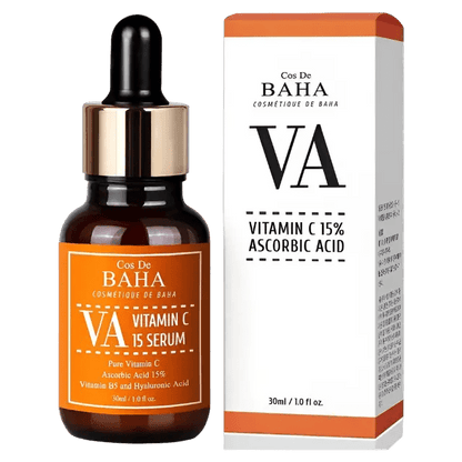 Cos De BAHA Vitamin C 15% Serum (VA) 30ml | Brightening & Glow – MyKStyle - Mykstyle