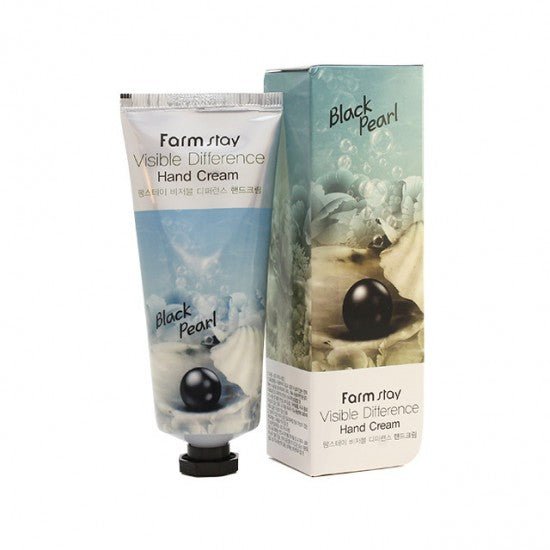 Farmstay Black Pearl Hand Cream 100ml | Nourishing Hand Care – MyKStyle - Mykstyle