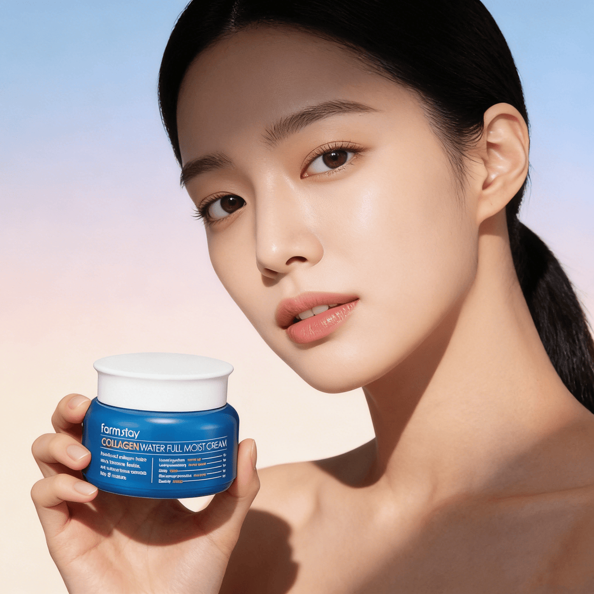 Farmstay Collagen Water Full Moist Cream 100g | Hydraterende Collageen Crème – MyKStyle - Mykstyle