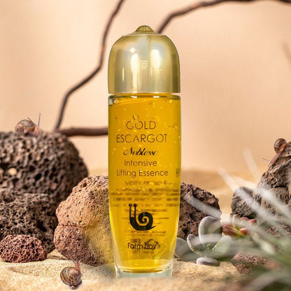 Farmstay Gold Escargot Noblesse Intensive Lifting Essence 150ml | Luxe Snail Essence – MyKStyle - Mykstyle