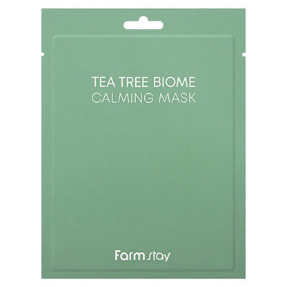 Farmstay Tea Tree Biome Calming Sheet Mask 10x25ml | Soothing Care | MyKStyle - Mykstyle
