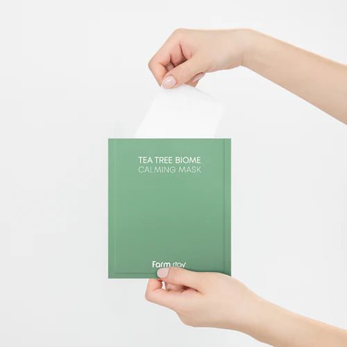 Farmstay Tea Tree Biome Calming Sheet Mask 10x25ml | Soothing Care | MyKStyle - Mykstyle