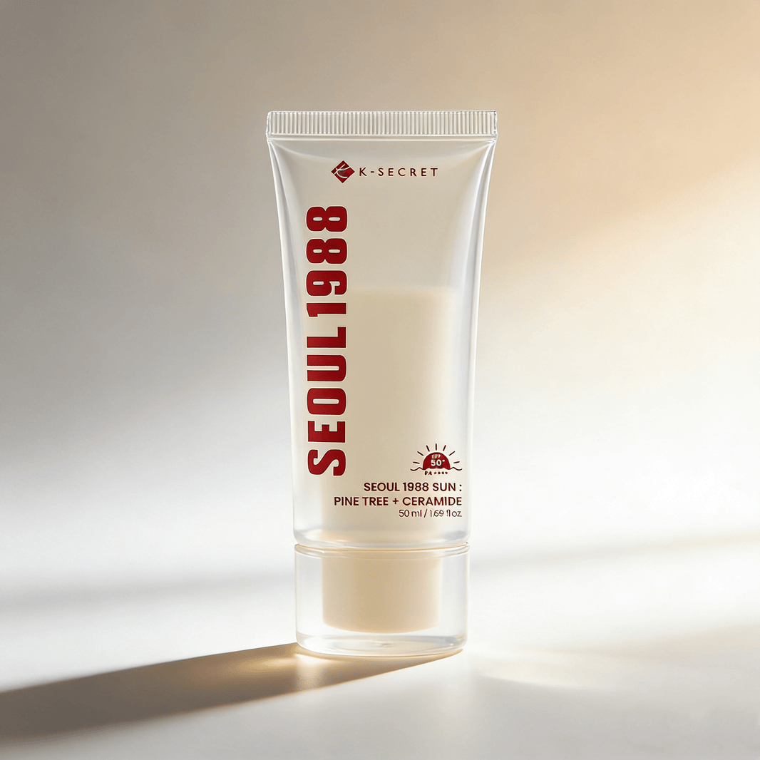 K-SECRET SEOUL 1988 Sun Pine Tree + Ceramide SPF50+ PA++++ 50ml | Barrier SPF – MyKStyle - Mykstyle