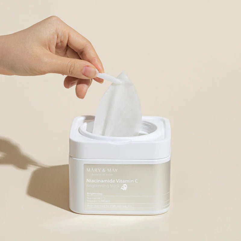 Mary & May Niacinamide Vitamin C Brightening Mask 30pcs | Daily Glow Masks – MyKStyle - Mykstyle