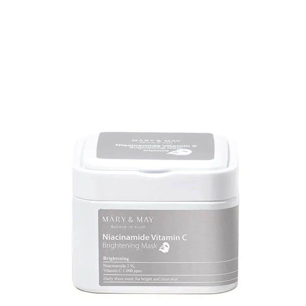 Mary & May Niacinamide Vitamin C Brightening Mask 30pcs | Daily Glow Masks – MyKStyle - Mykstyle