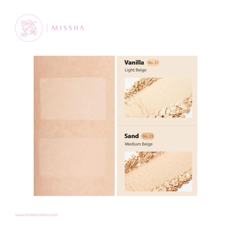 Missha Radiance Pact SPF27 PA++ Sand | Glow Compact Foundation – MyKStyle - Mykstyle
