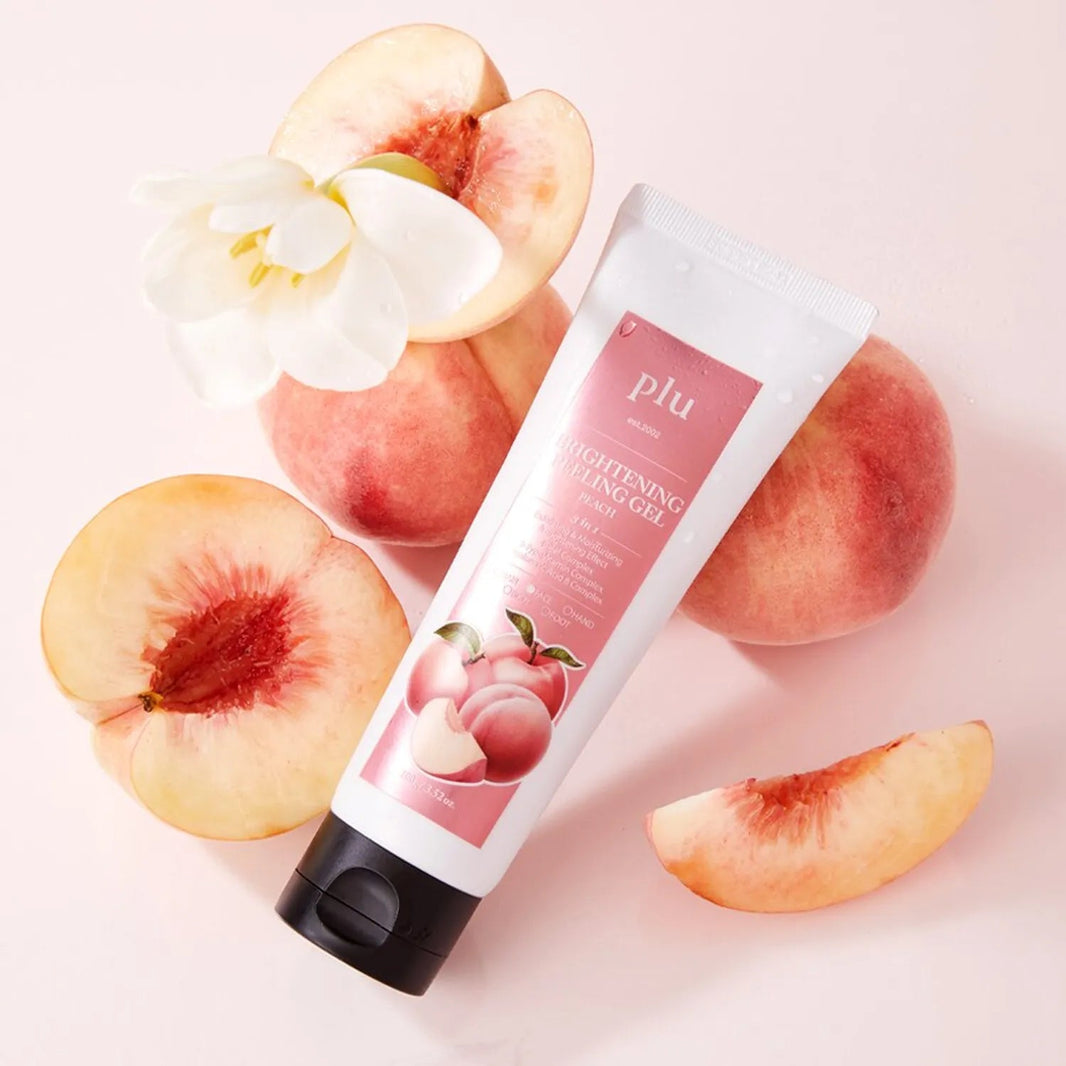 plu Peach Glowing Facial Peeling Gel 100g | Zachte Exfoliant voor Glow – MyKStyle - Mykstyle