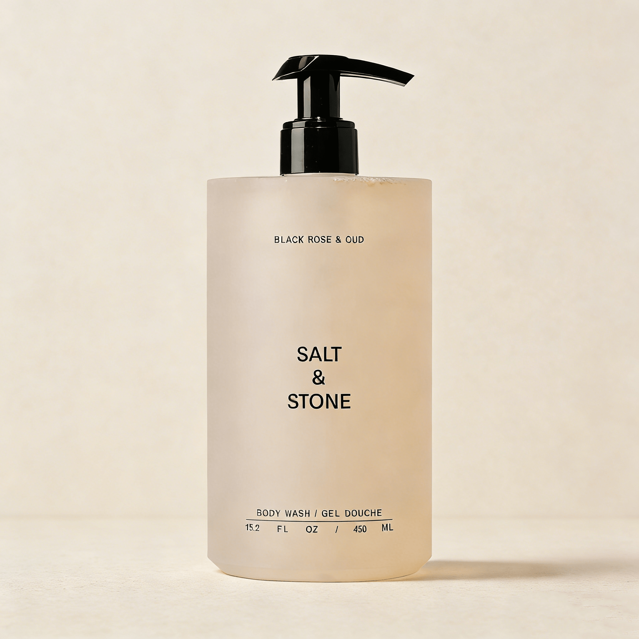 Salt & Stone Black Rose & Oud Body Wash 450ml | Luxe Clean Body Care – MyKStyle - Mykstyle