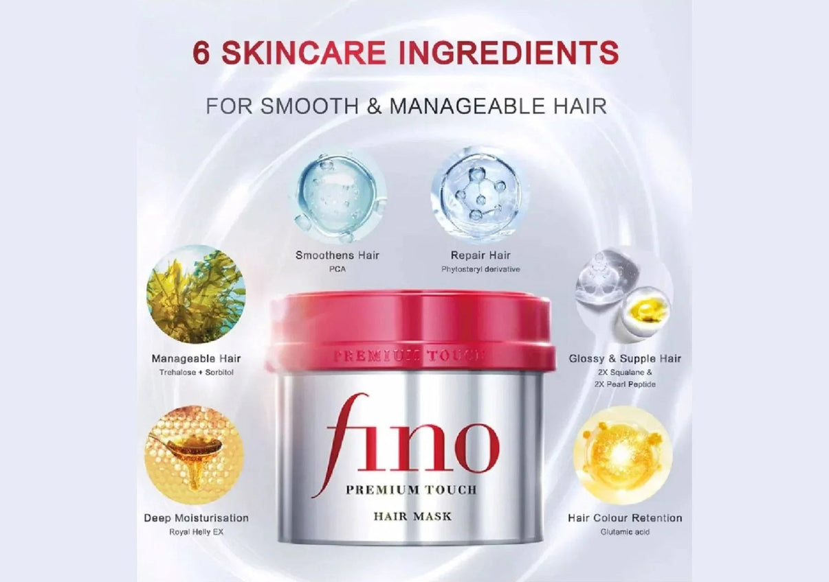 Shiseido Fino Premium Touch Hair Mask 230g | Intens Herstel & Glans – MyKStyle - Mykstyle