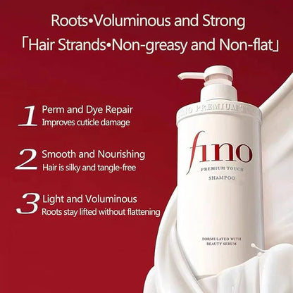 Shiseido Fino Premium Touch Shampoo 550ml | Intens Verzorgende Shampoo – MyKStyle - Mykstyle