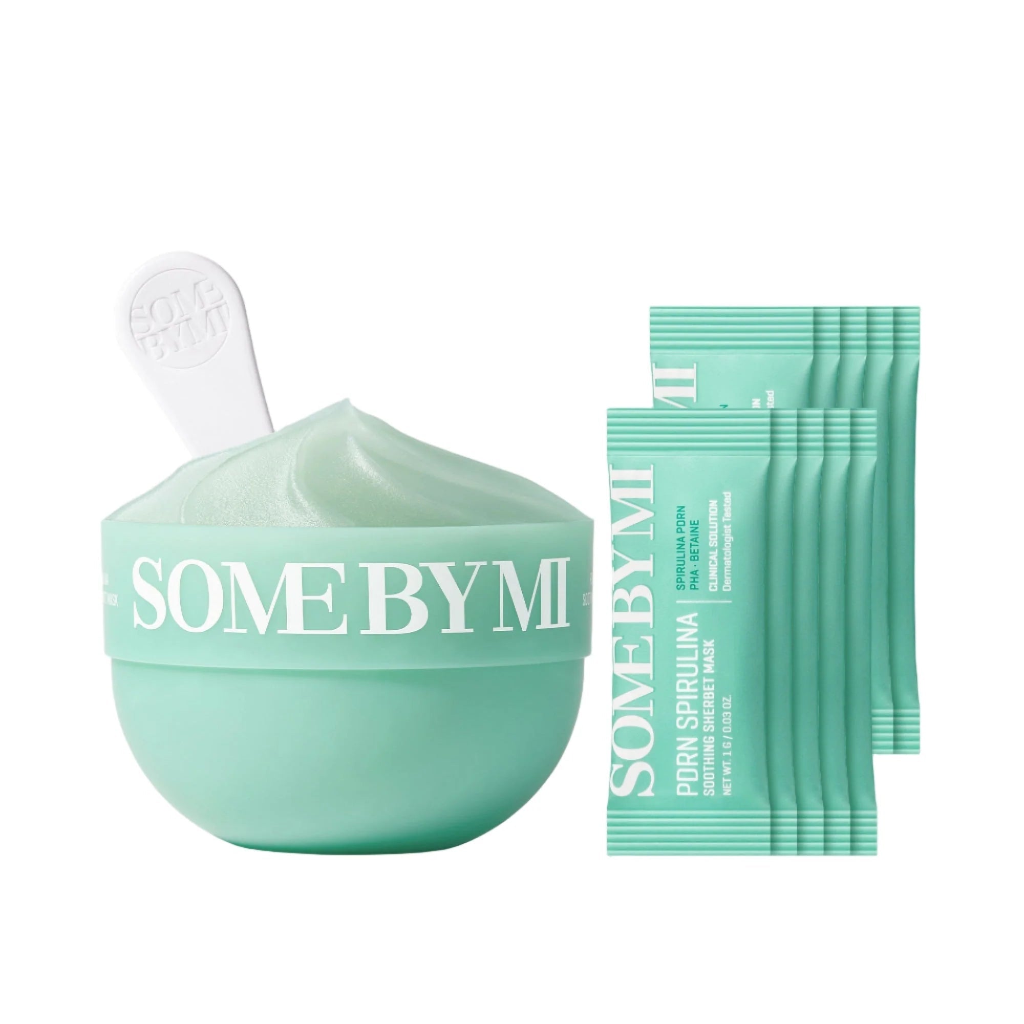 SOME BY MI PDRN Spirulina Soothing Sherbet Mask 10ea | Calming Repair | MyKStyle - Mykstyle